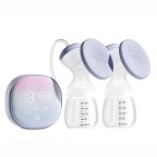Low-noise dual-bottle electric breast pump