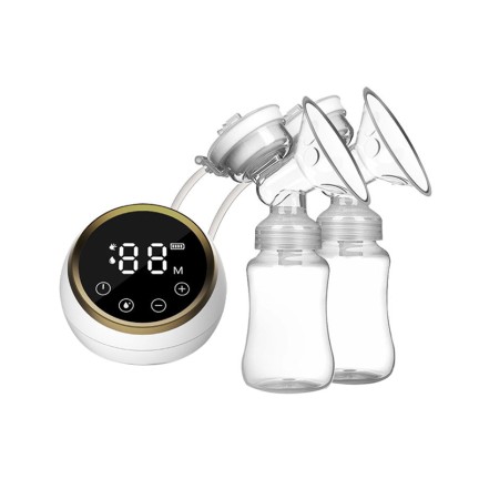 Rechargeable hands-free electric breast pump