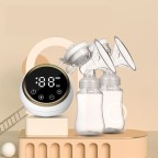 Rechargeable hands-free electric breast pump