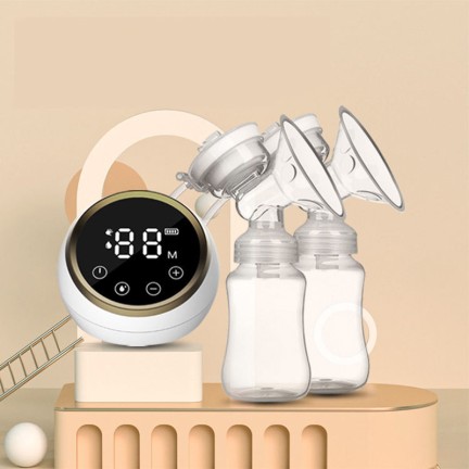 Rechargeable hands-free electric breast pump