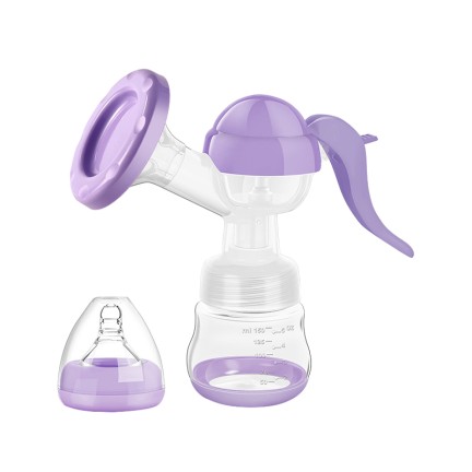 Painless and effortless manual breast pump