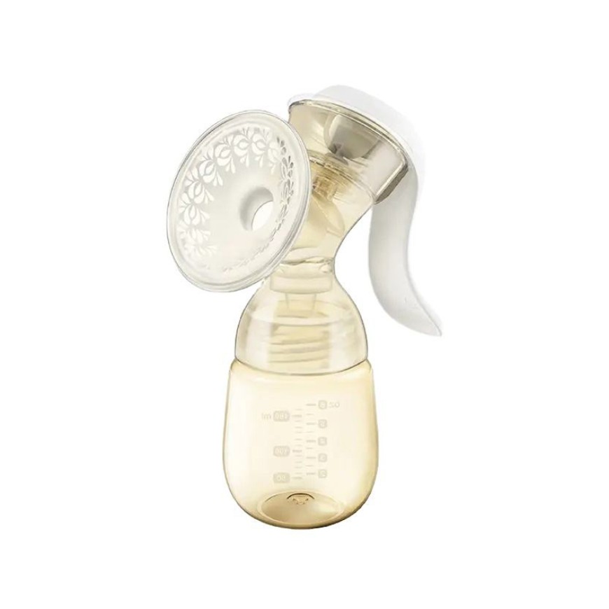 Comfortable and durable manual breast pump