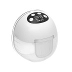 Hands-free cordless electric breast pump