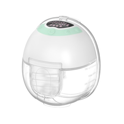 Wearable wireless electric breast pump