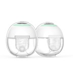Wearable wireless electric breast pump