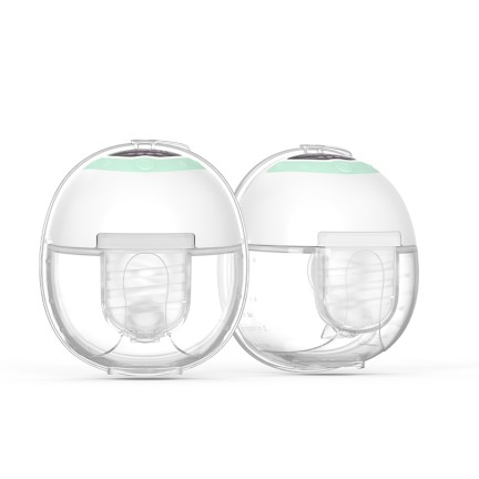 Wearable wireless electric breast pump